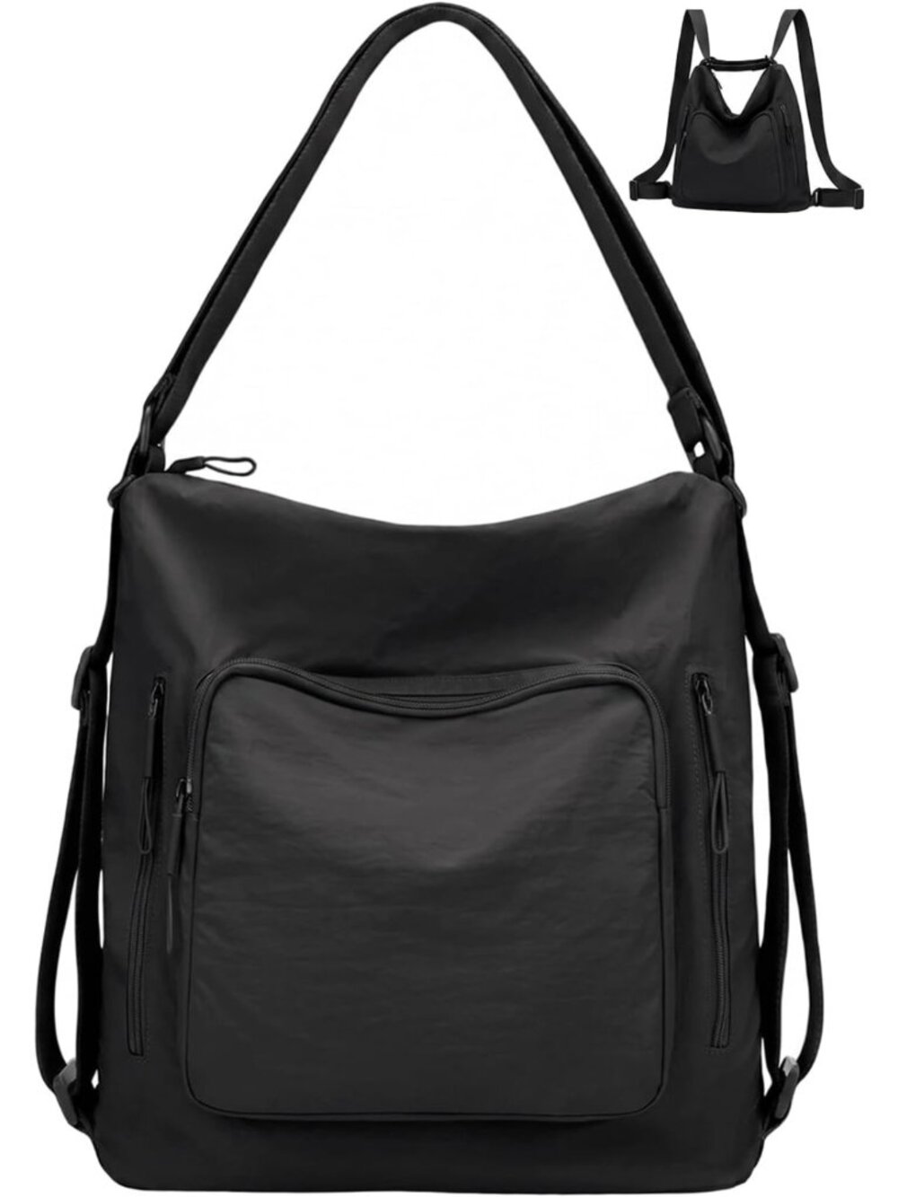 Stylish Convertible Tote Backpack Purse for Women - Hobo Shoulder Bag